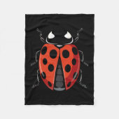 Ladybug Erwachsene Kinder Frauen Ladybug Kostüm Fleecedecke (Vorderseite)