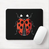 Ladybug Erwachsene Kinder Frauen Ladybug Kostüm Mousepad (Mit Mouse)
