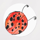 Ladybug Etiketten (Design 2)