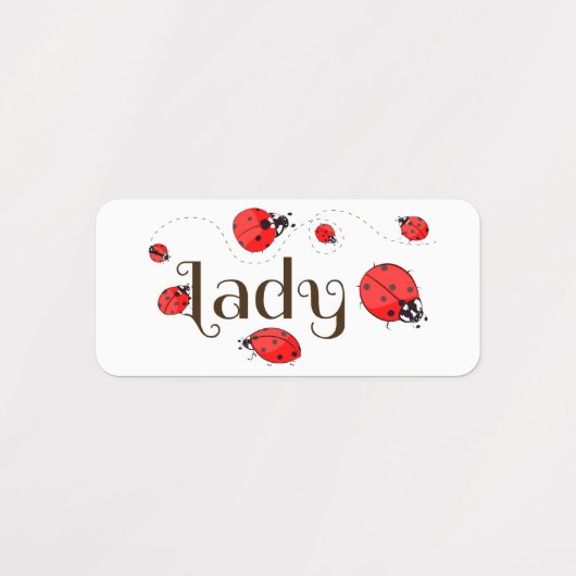 Ladybug Etiketten (Design 1)