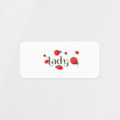 Ladybug Etiketten (Design 2)