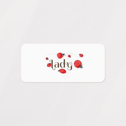 Ladybug Etiketten (Design 2)