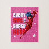 Ladybug Every Girl ist ein Super-Held Puzzle (Vertikal)