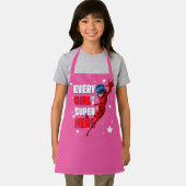 Ladybug Every Girl ist ein Super-Held Schürze (Insitu)