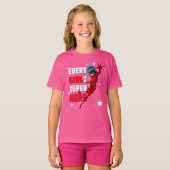 Ladybug Every Girl ist ein Super-Held T-Shirt (Vorne ganz)