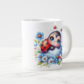 Ladybug - Extra große Tasse (Vorderseite Rechts)