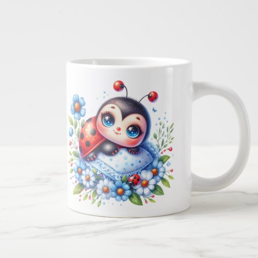 Ladybug - Extra große Tasse (Rechts)