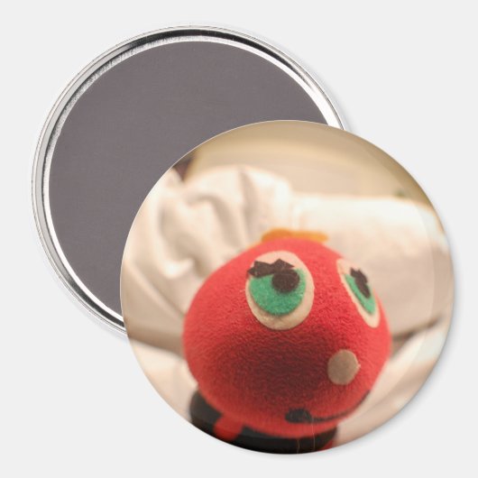 Ladybug Face Magnet (Vorderseite/Rückseite)