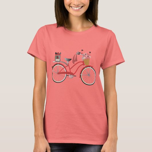 Ladybug Fahrrad T-Shirt (Vorderseite)
