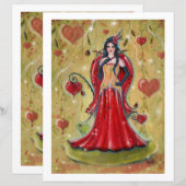 Ladybug Fairy Heart Valentine Fee von Renee (Vorne/Hinten)