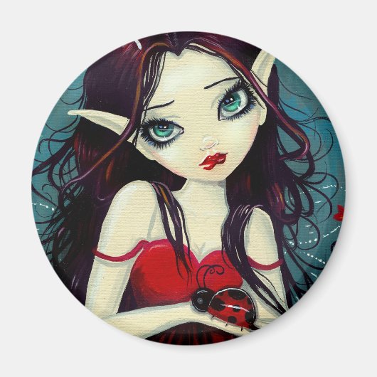 Ladybug Fairy Magnet (Vorne)
