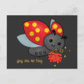 Ladybug Firecracker Postkarte (Vorderseite)