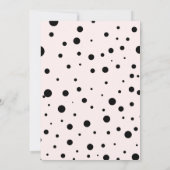 Ladybug First Birthday Invitation Einladung (Rückseite)