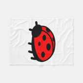 Ladybug Fleecedecke (Vorderseite (Horizontal))