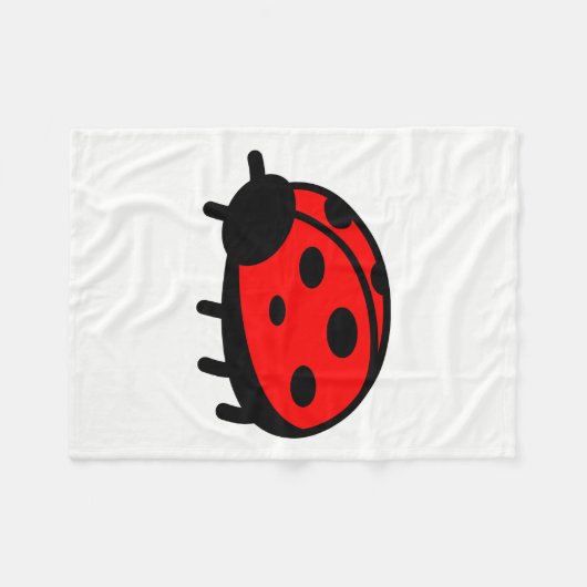 Ladybug Fleecedecke (Vorderseite (Horizontal))