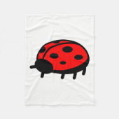 Ladybug Fleecedecke (Vorderseite)