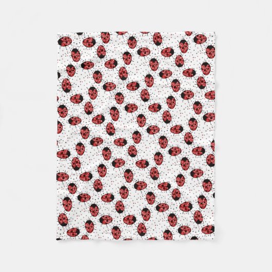 Ladybug Fleecedecke (Vorderseite)