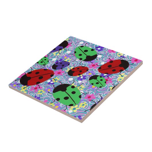 Ladybug Fliese (Seite)