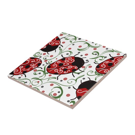 Ladybug Fliese (Seite)