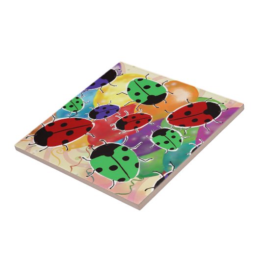 Ladybug Fliese (Seite)