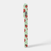 Ladybug Flower Pattern Phone Case iPhone Hülle (Linke Seite)