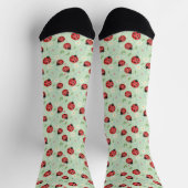 Ladybug Flower Pattern Socken (Oben)