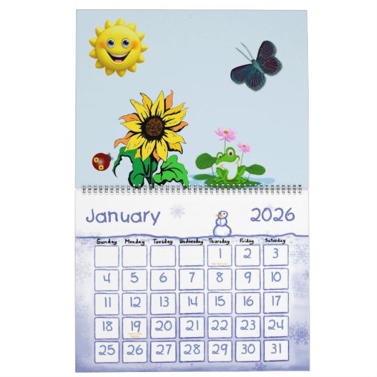 Ladybug-Freude Kalender (Jan 2026)