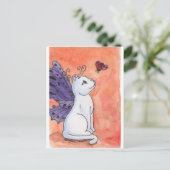 Ladybug Friend Postkarte (Stehend Vorderseite)