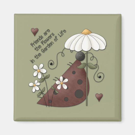 Ladybug Friends Magnet (Vorne)