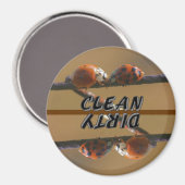 Ladybug Friends Tiergeschirrspüler Magnet (Vorderseite/Rückseite)