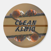 Ladybug Friends Tiergeschirrspüler Magnet (Vorne)