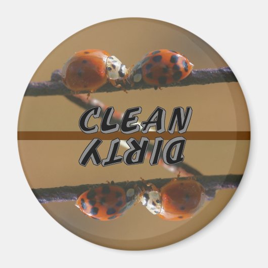 Ladybug Friends Tiergeschirrspüler Magnet (Vorne)