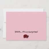 Ladybug Garden #2 Baby Shower Einladungen (Rückseite)