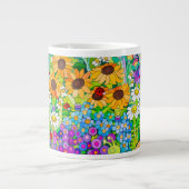 Ladybug Garden Blume Jumbo-Tasse (Vorderseite)