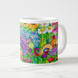 Ladybug Garden Crites Jumbo-Tasse