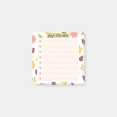Ladybug Garden Notes - blossom Time Sticky Notes Post-it Klebezettel (Vorderseite)