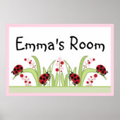 Ladybug Garden Poster (Vorne)