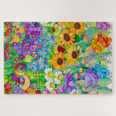 Ladybug Garden Puzzle (Horizontal)