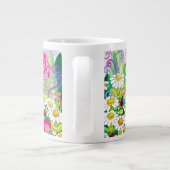 Ladybug Garden-Schmetterlinge Jumbo-Tasse (Rückseite)