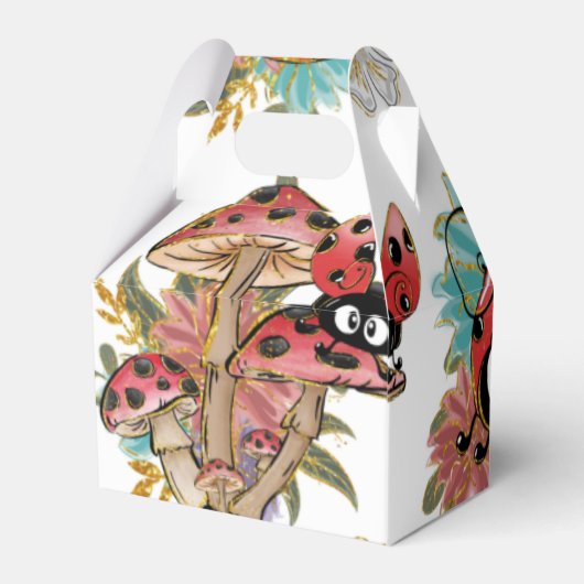 Ladybug Gastgeschenk Leckerei Box Geschenkschachtel (Rückseite)