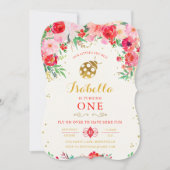 LadyBug Geburtstagseinladung Einladung (Vorderseite)