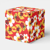 Ladybug gemusterte Kinder Party oder Osterbox Geschenkschachtel (Rückseite)