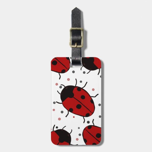 Ladybug Gepäckanhänger (Vorderseite vertikal)