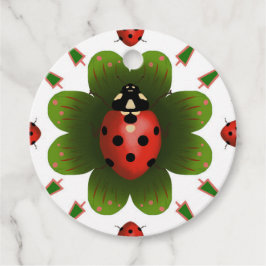 Ladybug-Geschenk-Tag Geschenkanhänger