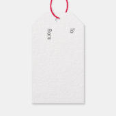 Ladybug Geschenkanhänger (Rückseite)