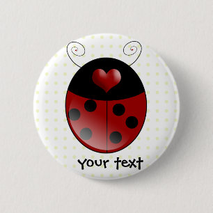 Ladybug Geschenke Button