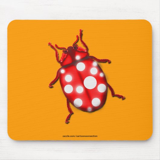 LadyBug Geschenke für Gärtner Mousepad (Vorne)