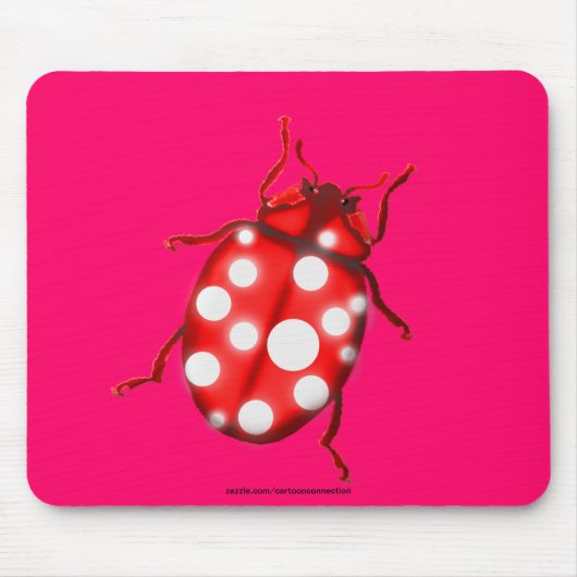 LadyBug Geschenke für Gärtner Mousepad (Vorne)