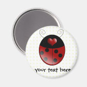 Ladybug Geschenke Magnet (Vorderseite/Rückseite)