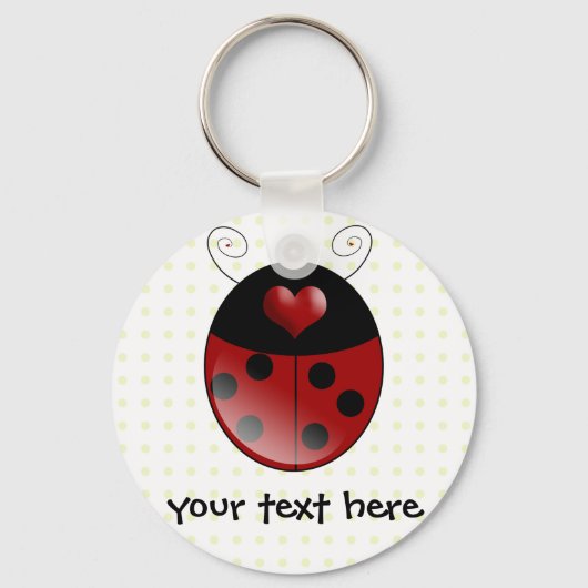 Ladybug Geschenke Schlüsselanhänger (Vorderseite)